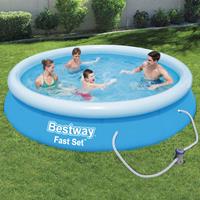 Bestway - Pool Fast Set 366x76 cm Kartuschenfilter 1.249 l/h