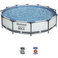 Bestway Steel Pro Max™ Bovengronds Zwembad - Rond - Diameter 366 X 76 Cm, Patroonfilter