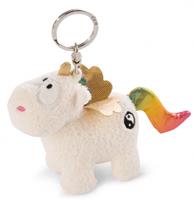 Nici Pluchen Sleutelhanger Eenhoorn Regenboog Yang, 10cm