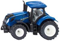 tractor New Holland 6,7 cm die cast 1:87 blauw (1091)