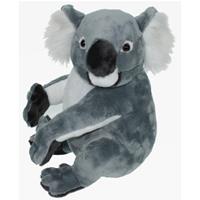 Bellatio Pluche knuffel koala beer grijs 33 cm -