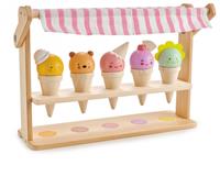 Tender Leaf Toys Spielzeug Eis Scoops And Smiles Holz 6-teilig