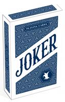 speelkaarten Bridge Joker karton blauw/wit
