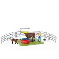 Schleich Farm World 42529 Kuh Waschstation - 