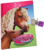 Horse Friends dagboek junior karton/papier roze 8 delig