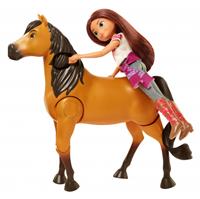 Mattel - Spirit Reitabenteuer Set mit laufendem Spirit Pferd und Lucky Puppe