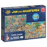 Jumbo legpuzzel Jan van Haasteren De Muziekwinkel 2000 stukjes