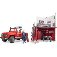 Bruder Spielwaren GmbH & Co. K Bruder 62701 bworld Feuerwehrstation mit Land Rover