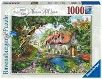 Ravensburger - Puzzle 1000 - Flower Hill Lane (10216777)