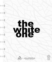 Adoc schrift The White One, ft A5, 144 bladzijden, kaft uit gerycleerd PP, blanco, wit