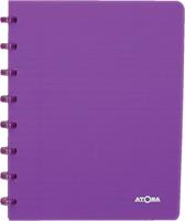 Atoma schrift Trendy ft A5, commercieel geruit, transparant paars