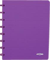 Atoma schrift Trendy ft A5, geruit 5 mm, transparant paars