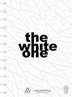 Adoc schrift The White One, ft A4, 144 bladzijden, kaft uit gerycleerd PP, blanco, wit