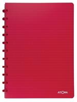 Atoma schrift Trendy ft A4, commercieel geruit, transparant rood