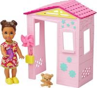 Barbie Spielset Babysitter Skipper Mädchen Rosa 5-teilig