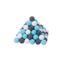 Knorrtoys knorr speelgoed ballenset 100 ballen grijs creme light blauw