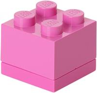 LEGO mini opbergsteen 4 noppen 4,6 x 4,3 cm polypropeen roze