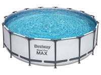 Bestway Schwimmbecken Gartenpool Frame Swimming Pool Steel Pro MAX Pumpe Set