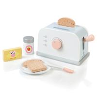 MUSTERKIND Kinder-Toaster »Olea, weiß/graublau«, mit drehbaren Knopf