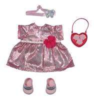 Baby Annabell Puppenkleidung »Deluxe Glamour, 43 cm« (Set, 5-tlg), mit glitzernden Pailetten