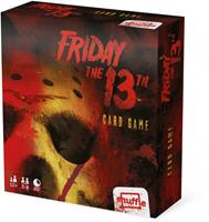 Shuffle horror kaartspel Friday the 13th rood/grijs 115 delig