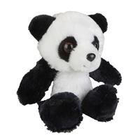 Nature Plush Planet Pluche knuffel dieren Panda beertje 18 cm -