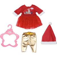 Baby Born Puppenkleidung »Weihnachtskleid, 43 cm« (Set, 4-tlg)