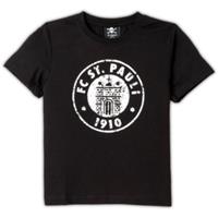 ST.PAULI St. Pauli Kinderen T-shirt Logo zwart-wit