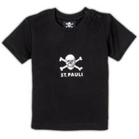 ST.PAULI St. Pauli Baby Shirt Doodshoofd zwart
