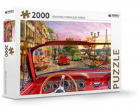 Rebo Productions legpuzzel Driving Through Paris 2000 stukjes