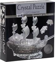 HCM KINZEL 3D-Puzzle »Crystal Puzzle, Piratenschiff transparent«, 101 Puzzleteile