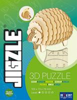 Huch! 3D-Puzzle »JIGZLE - Schaf«, 22 Puzzleteile