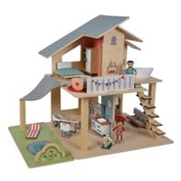 Eichhorn Puppenhaus, (25-tlg), mit Möbeln und Spielfiguren