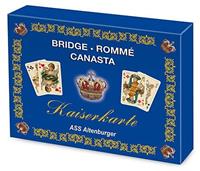 ASS Altenburger Spielkarten ASS Altenburger 22570070 - Kaiserkarte, Bridge, Rommé, Canasta, Edition