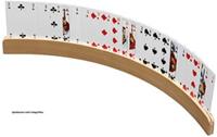 Philos 6695 - Spielkartenhalter, aus Holz, ohne Spielkarten, 50 cm