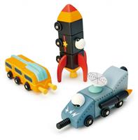 Tender Leaf Toys Spielset Space Race Junior Holz 9 Teile