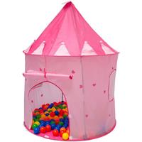LittleTom Spielzelt Kinderzelt SHANTI | Bällebad Zelt für Drinnen und Draußen | Kinderspielzelt inkl. Aufbewahrungstasche