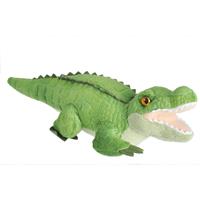 Wild Republic Pluche knuffel krokodil van 20 cm -