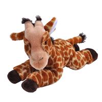 Wild Republic Pluche knuffel dieren Eco-kins giraffe van 30 cm -