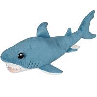 Nature Plush Planet Pluche knuffel zeedieren Blauwe Haai van 36 cm -