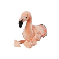 Nature Plush Planet Pluche roze flamingo knuffel van 30 cm -