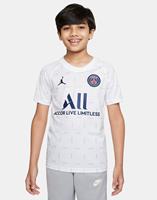 Jordan Paris Saint Germain Fourth Pre Match Shirt Junior - White/Wolf Grey/White/Midnight Navy - Kind