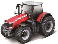 Bburago tractor Massey Ferguson 87040S 10 cm rood
