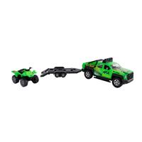 kidsglobe Kids Globe Off-Road Vehicle with Trailer and Quad Light and Sound