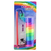 Danslint regenboog 120 cm - Turnlint in verschillende kleuren - Gymnastiek speelgoed