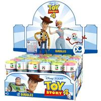 Disney 6x  Toy Story bellenblaas flesjes met bal spelletje in dop 60 ml voor kinderen