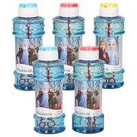 Disney 8x  Frozen 2 bellenblaas flesjes met bal spelletje in dop 300 ml voor kinderen