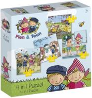 Bambolino Toys Fien & Teun - 4 In 1 Puzzel