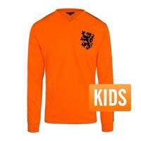 Sportus.nl Cruyff - Holland Retro Shirt WK 1974 + Nummer 14 - Kinderen (Lange Mou