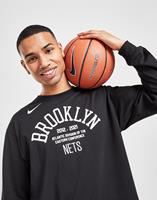 Nike Brooklyn Nets Courtside Nike NBA-T-Shirt mit langen Ärmeln für Herren - Herren, Black